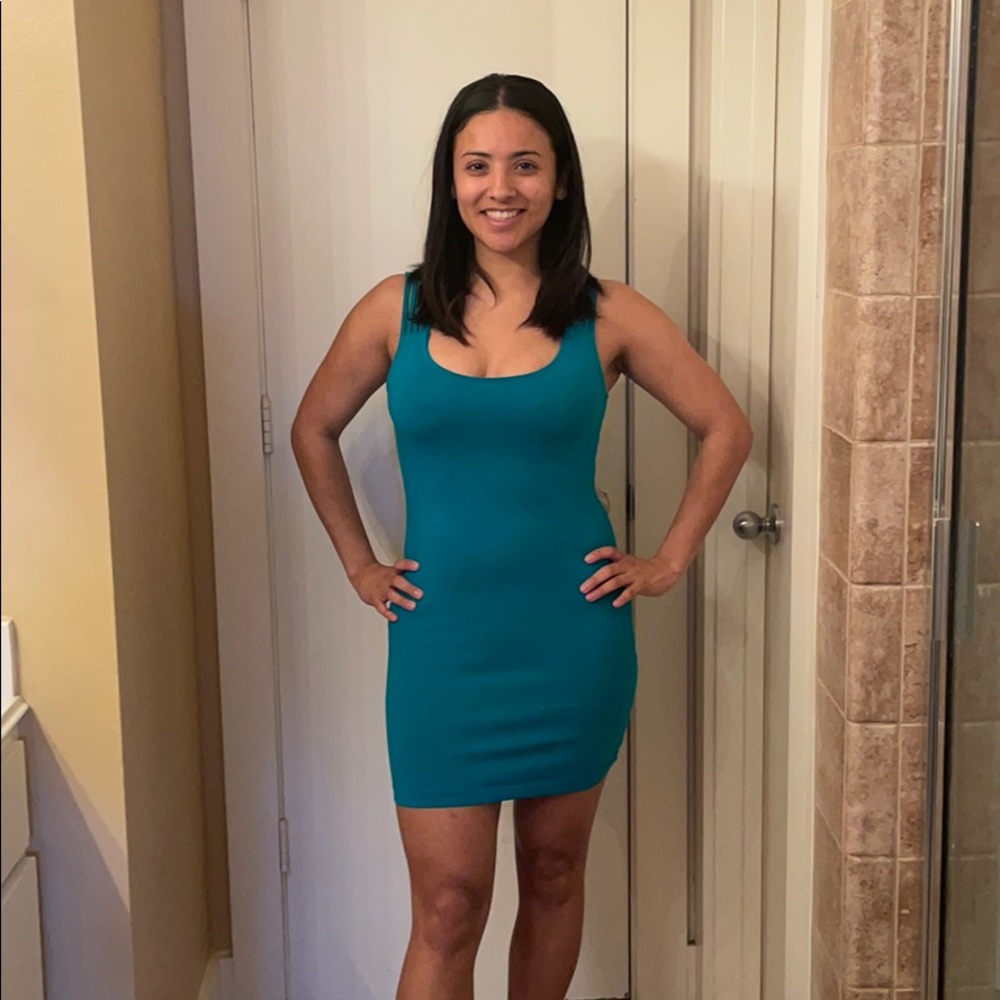 Turquoise dress